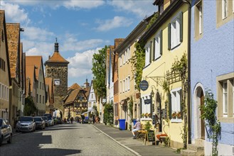 Medieval town, Rothenburg ob der Tauber, Romantic Road, Franconia, Bavaria, Germany, Europe