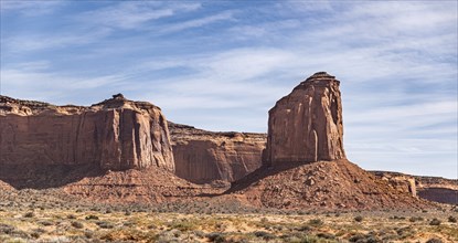 Famous Monument Valley in Arizona, USA, North America