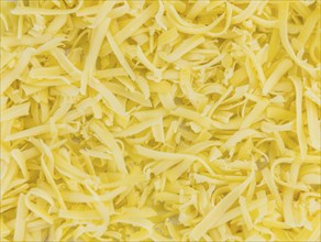 Fresh made Grated Cheese as detailed close-up shot