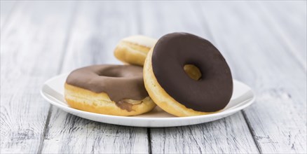 Fresh made Donuts as detailed close-up shots (selective focus)