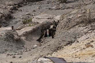 Ruins of Keane Wonder Mine in Death Valley National Park