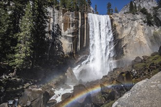 Vernal Falls in Yosemite National Park, California, USA, North America