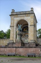 Victory and Peace Monument, Werderberg, Edenkoben, Southern Palatinate, Palatinate,