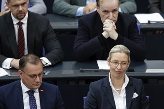 Alice Weidel, AfD parliamentary group leader and Tino Chrupalla, AfD federal chairman and AfD