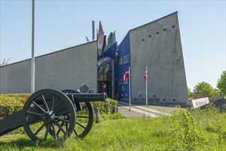 Museum, Memorial to the German-Danish War of 1864, Dybbol Banke, Düppel, Cannon, Sonderborg,