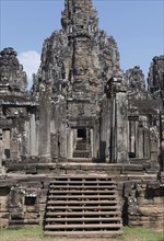 Bayon Temple in the Angkor Wat area Cambodia