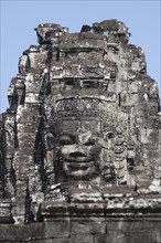 Bayon temple complex in the Ankor Wat area Cambodia