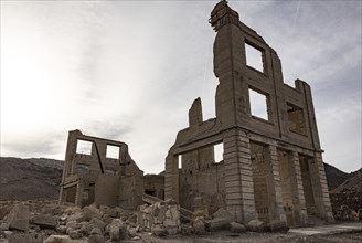 Ruins of an old bank in Rhyolite, Death Valley