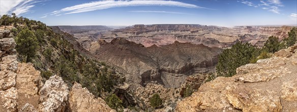 Grand Canyon South Rim Panorama, Arizona, USA, North America