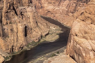 Colorado River at Horseshoe Bend, Grand Canyon, Arizona, USA, North America