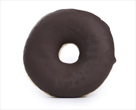 Donuts isolated on white background with a soft shadow (close-up shot)