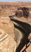 Colorado River at Horseshoe Bend, Grand Canyon, Arizona, USA, North America