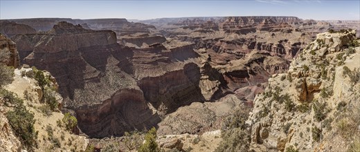 Grand Canyon South Rim Panorama, Arizona, USA, North America