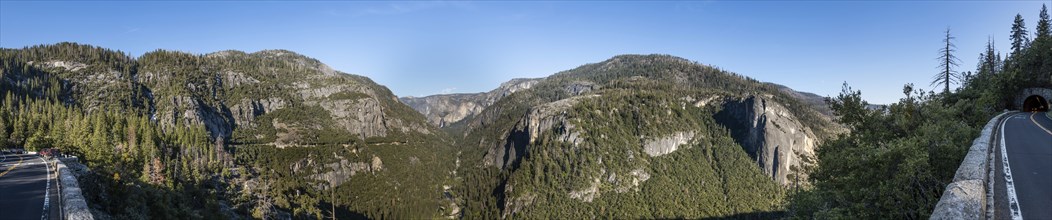 Yosemite Valley. View from scenic point. California, USA, North America