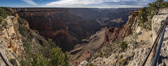 Panorama of Grand Canyon in Aizona, USA, North America