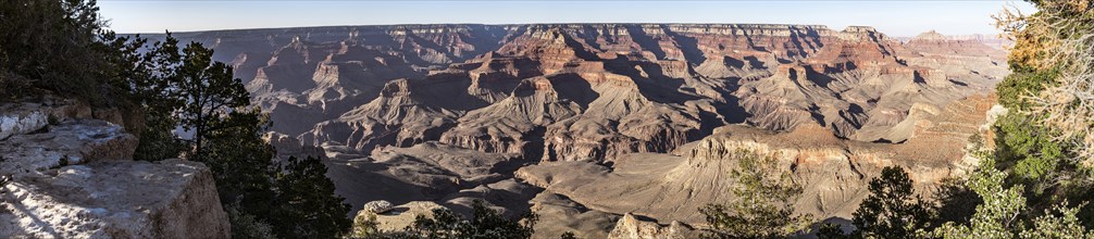 Grand Canyon South Rim Panorama, Arizona, USA, North America