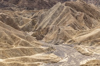 Rock Formations at Zabriskie Point, Death Valley National Park, California, USA, North America