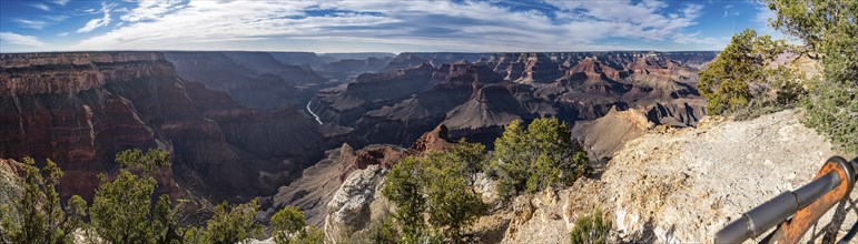 Panorama of Grand Canyon in Aizona, USA, North America