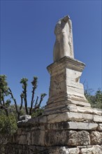 Colossal statue of the Odeion of Agrippa, male torso, 5th century A.D. Palace of the Giants, Agora,