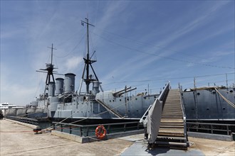 Museum ship Georgios Averoff, armoured cruiser from 1910, former flagship of the Greek Navy, Zea