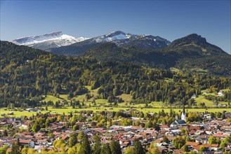 Oberstdorf, Oberallgäu, Bavaria, Germany, behind Hoher Ifen, 2230m, Gottesackerplateau, Toreck,