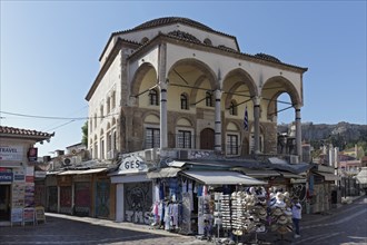 Ottoman Mosque from 1759, Monastiraki Square, Plaka Old Town, Athens, Greece, Europe