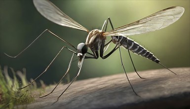 Animal, insect, mosquito, mosquito, bite, close-up, AI generated, AI generated