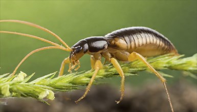 Animal, insect, close-up of a Forficula auricularia, AI generated, AI generated