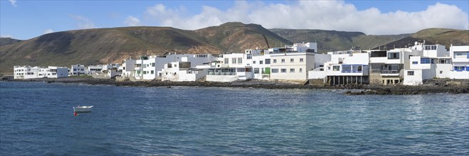 Panorama of Arrieta, Lanzarote, Canary Islands, Spain, Europe