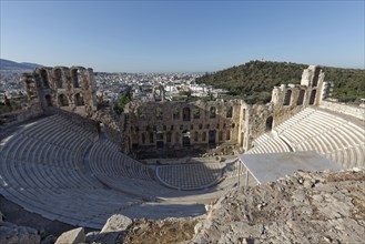 Odeon of Herodes Atticus, Roman-Greek amphitheatre, Acropolis, Athens, Greece, Europe