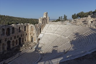 Odeon of Herodes Atticus, Roman-Greek amphitheatre, Acropolis, Athens, Greece, Europe