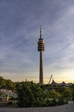 Olympic Tower, Olympic Park, Munich, Bavaria, Germany, Europe