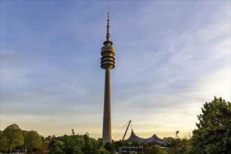 Olympic Tower, Olympic Park, Munich, Bavaria, Germany, Europe