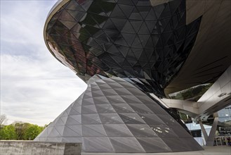 BMW Welt double helix, architecture, Munich, Bavaria, Germany, Europe