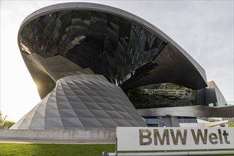 BMW Welt double helix, architecture, Munich, Bavaria, Germany, Europe