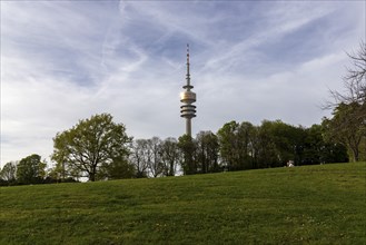 Olympic Tower, Olympic Park, Munich, Bavaria, Germany, Europe