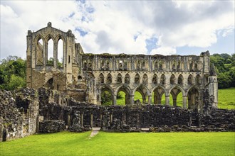 Rievaulx Abbey, North York Moors National Park, North Yorkshire, England, UK