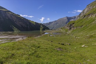 Hiking, Grossglockner group, waterfall, lake, Carinthia