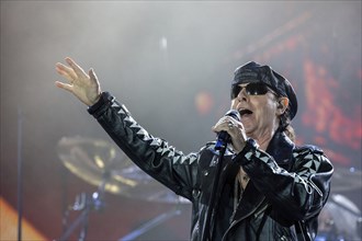 Singer Klaus Meine from the band Scorpions at the Wacken Open Air in Wacken. The traditional metal