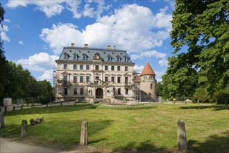 Altdöbern Castle. Major General Alexander Dietrich von Eickstedt (died  1727) acquired the property