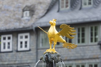 The market fountain in Goslar is considered one of the most important bronze castings from the