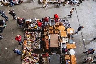 Flea market Mercat dels Encants in Barcelona, Spain, Europe