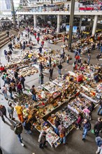 Flea market Mercat dels Encants in Barcelona, Spain, Europe