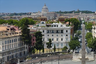 View from Terrazza dei Pincio, Memorial Church, Templum Vaticanum, Basilica Sancti Petri, San