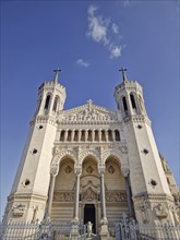 Basilica of Notre Dame de Fourviere in Lyon, France, Europe