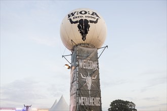 Balloon with the inscription W:O:A / Welcome Metalheads at the Wacken Open Air in Wacken. The