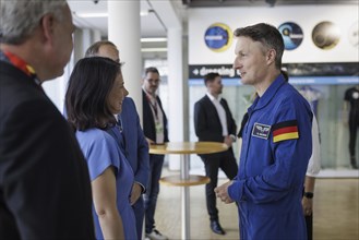 Annalena Bärbock (Alliance 90/The Greens), Federal Foreign Minister, and Matthias Maurer, German