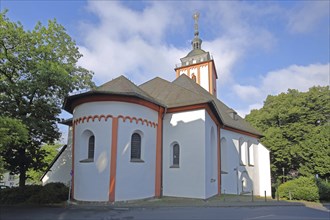 Nikolaikirche built in the 15th century, Siegen, Siegerland, North Rhine-Westphalia, Germany,