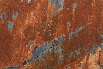 Grunge background of rusted metal sheet