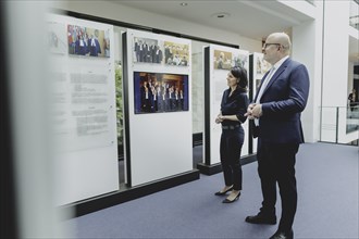 (L-R) Annalena Bärbock (Alliance 90/The Greens), Federal Foreign Minister, and Tomas Heidar,